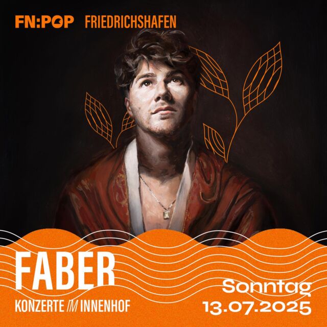 Instagram-Beitrag: Faber kommt zu den Konzerten im Innenhof