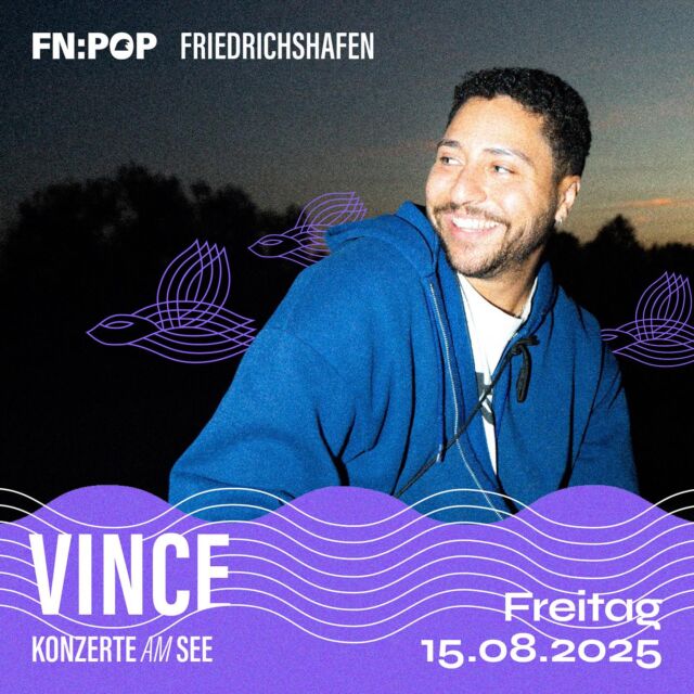 Instagram-Beitrag: Vince, 15. August 2025, Konzerte am See