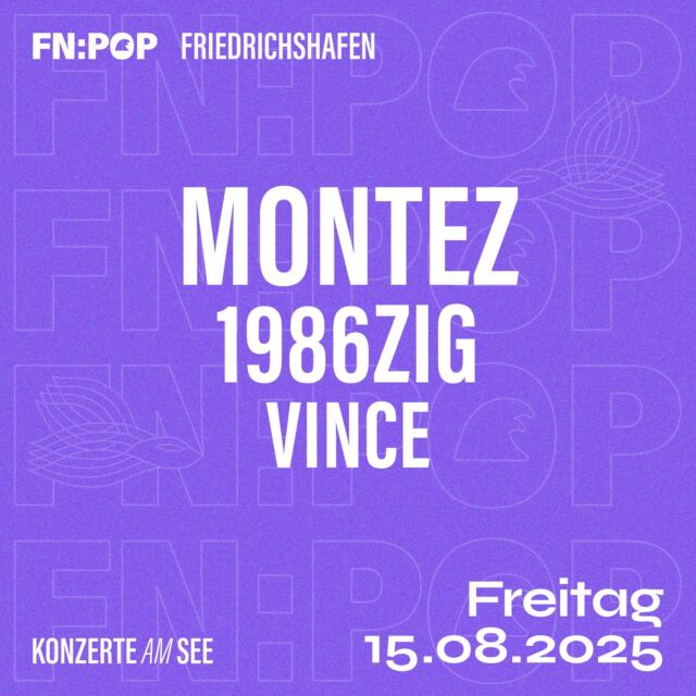 Instagram-Beitrag: Freitag, 15. August 2025 – die ersten Acts